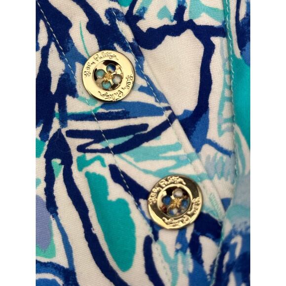 Lilly Pulitzer Elephant Appeal Preppy Resort Marina Knit Stretch Shorts Size 6 - Picture 8 of 11